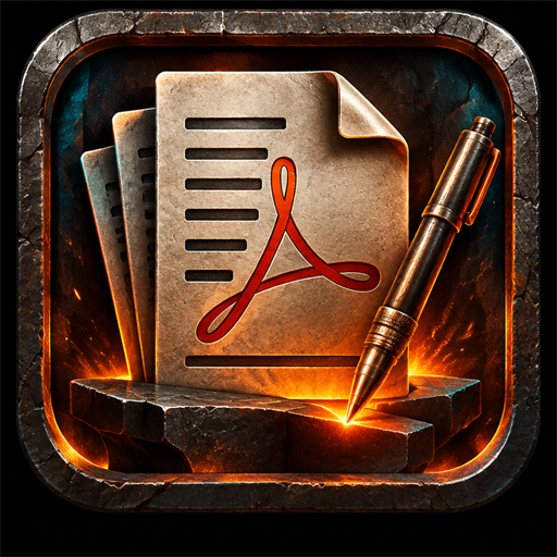 Creative PDF app icon